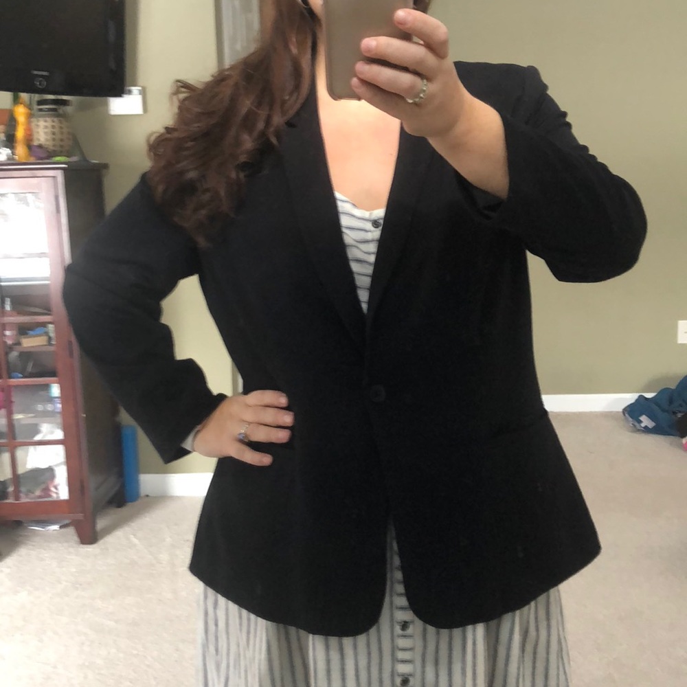 Black suit coat